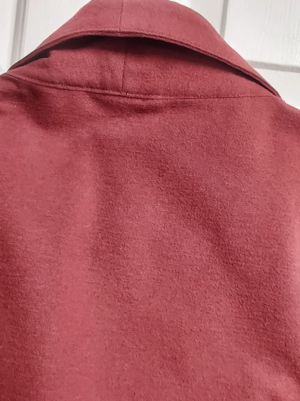 Men's: LL.Bean 3 Pocket Long Robe - Burgundy Brushed Flannel 100% Cotton. XLT